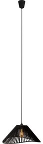 MAXLIGHT P0579 - Luster na lanku AMALFI 1xE27/15W/230V pr. 45 cm čierna