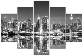 Obraz - New York, čiernobiely (150x105 cm)