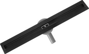 Rea Neox Slim Pro, sprchový odtokový žľab 70cm, čierna matná, REA-G2709