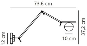 Nordlux - Nástenná lampa CONTINA 1xG9/5W/230V mosadz