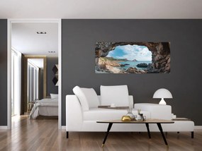 Obraz - Jaskyňa pri mori (120x50 cm)
