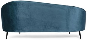 Dvojmiestna pohovka seraphin modrá 183 x 85 x 80 MUZZA