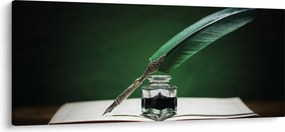 Obraz písacieho pera (120x50 cm)