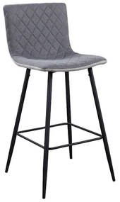 Kondela Barová stolička, TORANA, svetlosivá/sivá/čierna