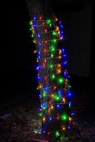 Vianočné svetielka vonkajšie FLASH multicolor 100 LED