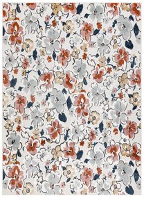 Dywany Łuszczów Kusový koberec Botanic 65239 flowers ecru – na von aj na doma - 176x270 cm