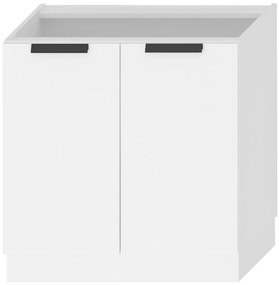 Kuchynská skrinka Denis d80 biely satén mat/biela