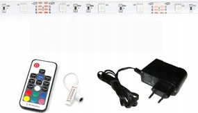 RGB LED pásik 5050 2,5m IP20 + diaľkové ovládanie KIT