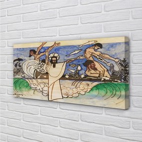 Obraz canvas Ježišovo skica sea 120x60 cm