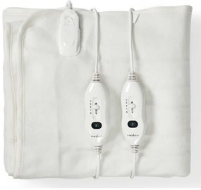 Nedis PEBL110CWT2 - Elektrická vyhrievacia deka pre dve osoby 120W/230V 160x140 cm