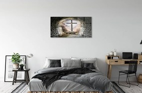 Obraz plexi Cave ľahký cross jesus 100x50 cm