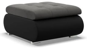 Taburetka FORESTA tmavosivá / čierna