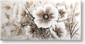 Maľovaný obraz na stenu KVETY 1 dielny YOBAM038E1