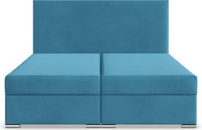 Manželská posteľ ZONZA Velvet 140×200 cm modrá