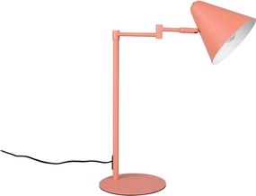 Oranžová stolová lampa s ohýbateľnou konštrukciou (výška 50,5 cm) Cosima – Trio