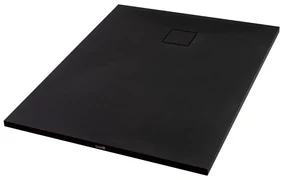 Cagliari Black 90x120x2,6 cm Štvorcová, SMC sprchová vanička, so sifonom