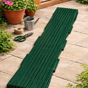 Skladacia záhradná mriežka na kvety BestBerg BBGD-ET3 / 1 × 3 m / 2 ks / zelená