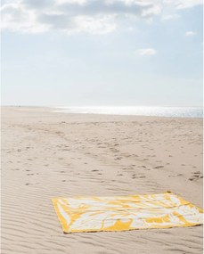 Žltá deka 165x200 cm Lino – noo.ma