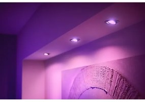 Philips - SADA 3x LED RGB Stmievateľné podhľadové svietidlo Hue 1xGU10/5,7W/230V