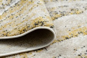 Koberec FUSION 9776 biely / žltý / krémový