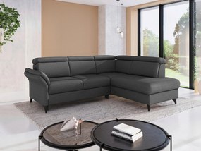 XXXLutz ROHOVÁ SEDAČKA, textil, tmavosivá Sit & More - Sedačky - 00014402582W