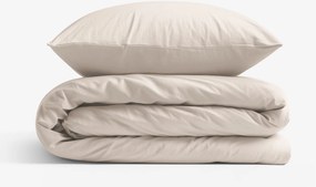 Goldea bavlnené posteľné obliečky - latte 140 x 200 a 70 x 90 cm