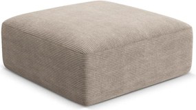 Svetlohnedá menčestrová podnožka Campi – Cosmopolitan Design