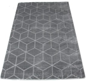 Koberec Diamond K4422S SILVER / SILVER Glamour