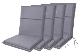 Doppler LIFE 5354 nízky - set 4 ks - podušky na stoličku a kreslo