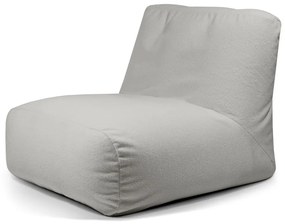 Svetlosivý sedací vak z textílie buklé Tube 100 – SLOWDOWN