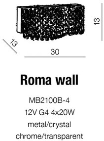 Azzardo nástenné svietidlo ROMA AZ1511