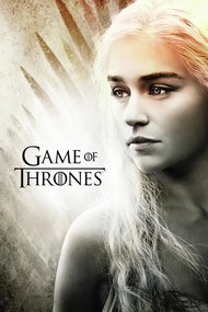 Umelecká tlač Game of Thrones - Daenerys Targaryen, (26.7 x 40 cm)