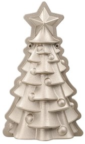 Béžová hliníková forma na pečenie Dr. Oetker White Christmas Baking, 16 x 26 cm