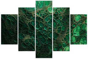 Obraz - Zelený mikroskopický záber (150x105 cm)