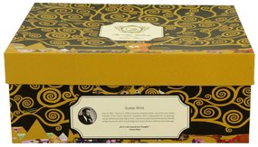 Porcelánová šálka s podšálkou Klimt Tree Of Life 90 ml sada 2ks