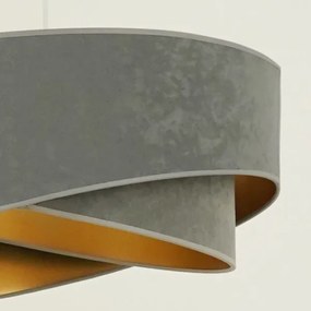 Brilagi - LED Luster na lanku LYRA 1xE27/15W/230V šedá/zlatá