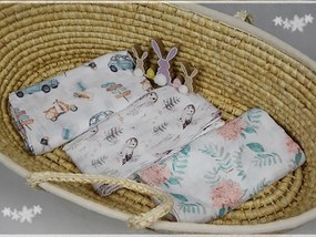 Vulpi Bambusová EKO plienka 120 x 120 Farba: kvety