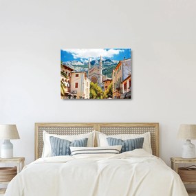 Sklenený obraz - Sóller, Mallorca (70x50 cm)