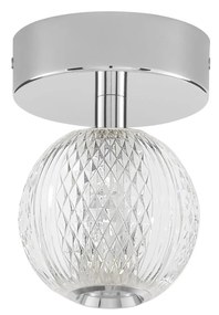 LED stropné svietidlo Brillante chróm