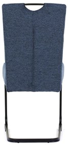 Súprava jedálenských stoličiek DCL-E2008 BLUE2, 4 ks