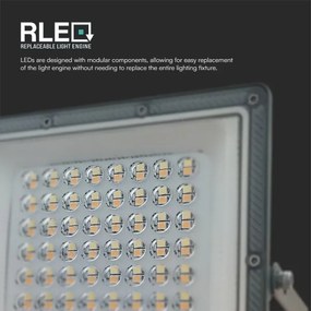 LED Reflektor LED/50W/230V IP65 3000/4000/6500K šedá