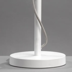 ONLI - Stolná lampa WIRE 1xE27/15W/230V 50 cm šedá/biela