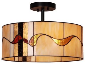 Prezent 212 - Luster na tyči TIFFANY 2xE27/60W/230V