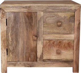Skrinka pod umývadlo Hina 80x70x45 z mangového dreva Mango natural