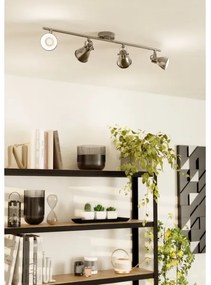 Eglo 96555 - LED Bodové svietidlo SERAS 4xGU10/3,3W/230V