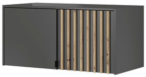 Nadstavec Na Skriňu Nelly 2d Grafit/Artisan