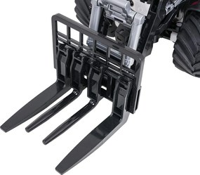 Ramiz Červený RC traktor s prívesom na prepravu zvierat na diaľkové ovládanie