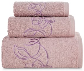 FROTÉ UTERÁK LILA SADA 1KS 30X50 CM, 1KS 50X90 CM, 1KS 70X140 CM PUDROVÁ