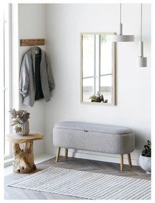 Nástenný vešiak z dubového dreva v prírodnej farbe 50 cm Barco – House Nordic