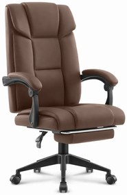 Kancelárske kreslo HC-1029 Brown s opierkou nôh